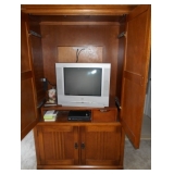 Entertainment Armoire (open)