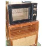 Microwave and Stand