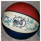 Autographed 1973 NY Nets basketball.
