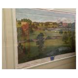 Hand colored etchings