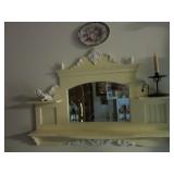 Vintage Mirrored Shelf