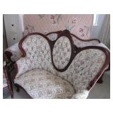 Victorian Style Settee