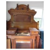 Antique Eastland Bed, Dresser