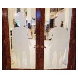 Etched Glass Doors