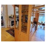Birdseye Maple display cabinet