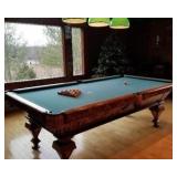 Inlaid Slate full size Billiard table