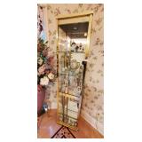 Brass and Glass display cabinet