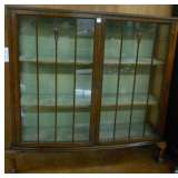BOW FRONT CURIO