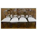 BALOON BACK CHAIRS X 8