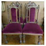 BARLEY TWIST CHAIRS X 4