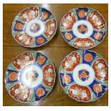 4 IMARI PLATES 8.5"