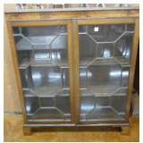 GLASS FRONT BOOKCASE