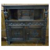CARVED COURT CUPBOARD