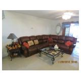 Ashley leather recliner couch