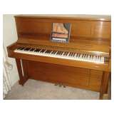 classic upright Steinway piano & bench