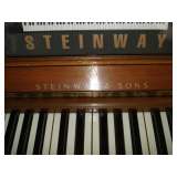 classic upright Steinway piano & bench