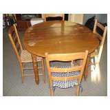 Drop Leaf kitchen table & 4