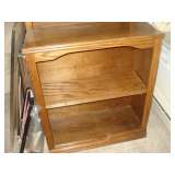 small oak bookcase
