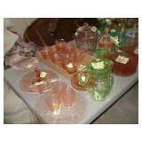400+ pieces of depression glass