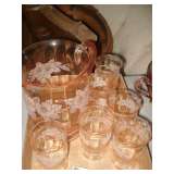 400+ pieces of depression glass