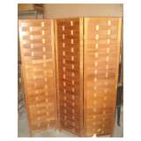 wooden room divider