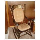 wood Boston rocker