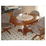 solid oak Keller kitchen set