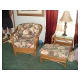 7pc Rattan living room suite