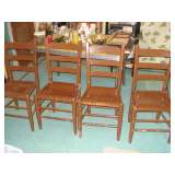 antique slat bottom chairs