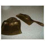 brass crumb tray set