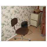 office chair & file cabinet