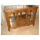 small curio cabinet