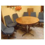 Chromcraft table & 6 chairs
