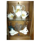Antique porcelain tea set