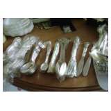 Complete service for 8. Sterling silver flatware by Gorham