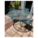Vintage Wrought Iron Table 
