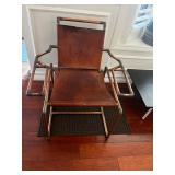 Copper & Leather Chair