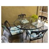 Wrought Iron Table & Chairs