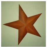 Rustic metal star