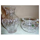 Waterford Marquis vase and Ballina bowl