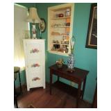 Painted chimney cupboard, table/desk