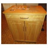 Kitchen island/cabinet on wheels