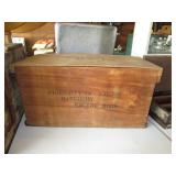 Saline Hatchery wooden egg box