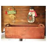 Primitive wooden box