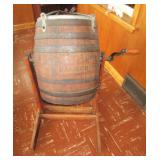 Antique butter churn