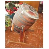 Antique butter churn