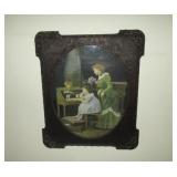 Antique picture frame & print