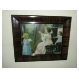Antique picture frame & print