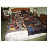 Antique crazy quilts from early 1900