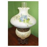 Hand painted kerosene lamp